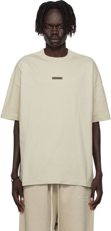 T-shirt Fear of God ESSENTIALS Classic Fit T-Shirt Beige | 125SP254196F, 0
