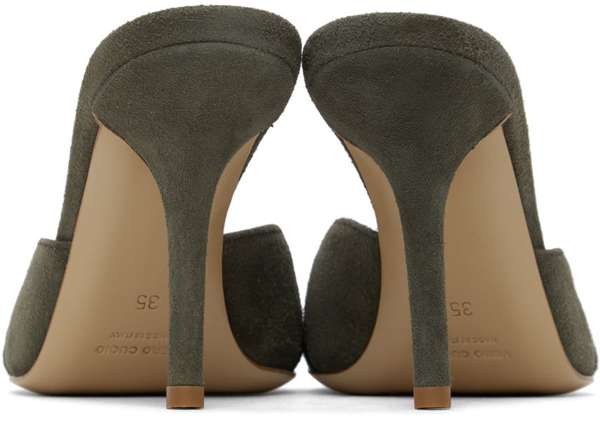 Smykker Miaou GIABORGHINI Edition June Suede Mules Grøn | JUMU-LNLS, 1
