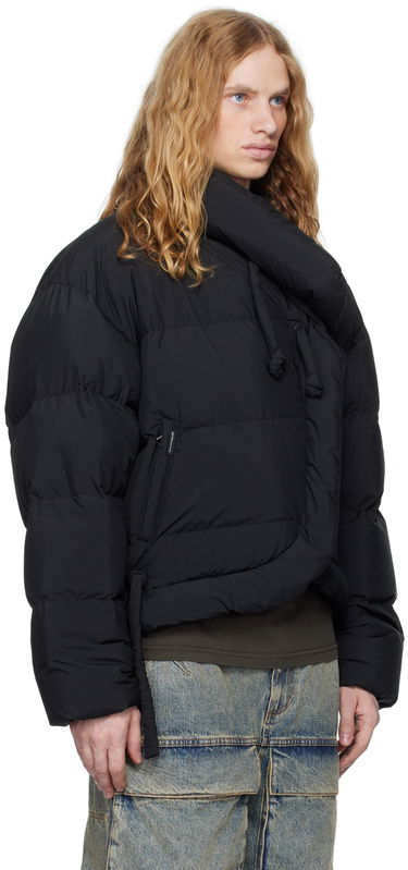 Puffer jakke Ottolinger Ottolinger Strappy Puffer Jacket Sort | 1090602921, 4
