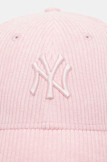 Kasket New Era New York Yankees MLB Womens Summer Cord 9FORTY Adjustable Cap Lyserød | 60435001, 3