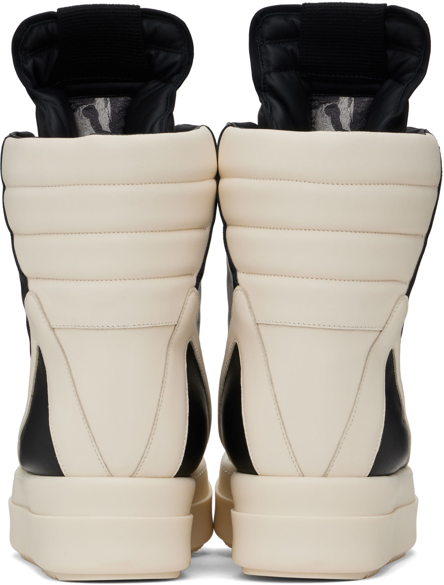 Sneakers og sko Rick Owens Rick Owens Hollywood Mega Geobasket Sort | RU01E5855 LCO, 1