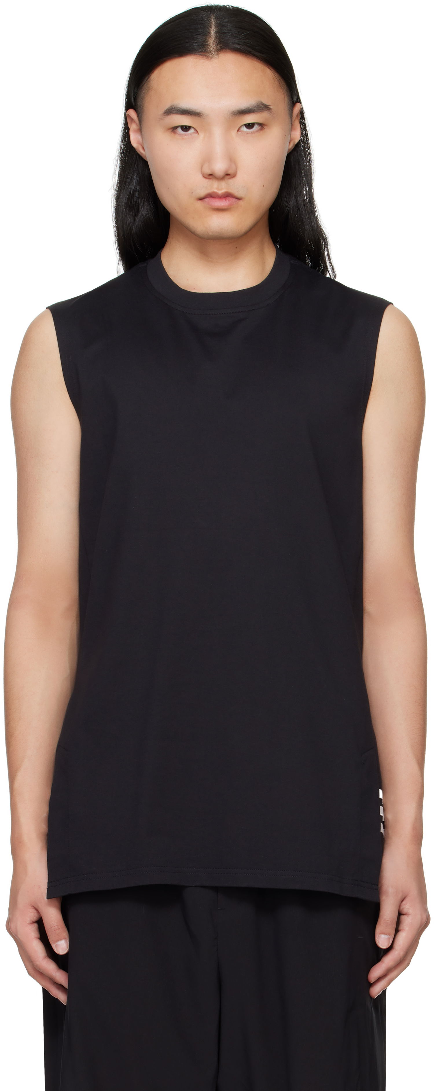 Tanktop Y-3 Y-3 3-Stripes Tank Top Sort | JN4904, 0