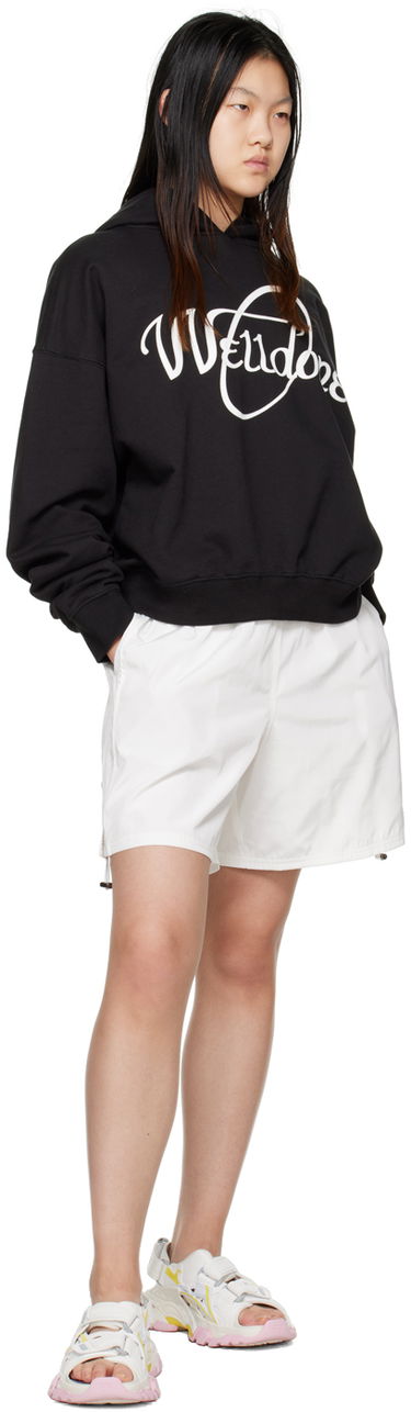 Sweatshirt We11done We11done Circle Logo Hoodie Sort | WD-TH3-22-813-U-BK, 3