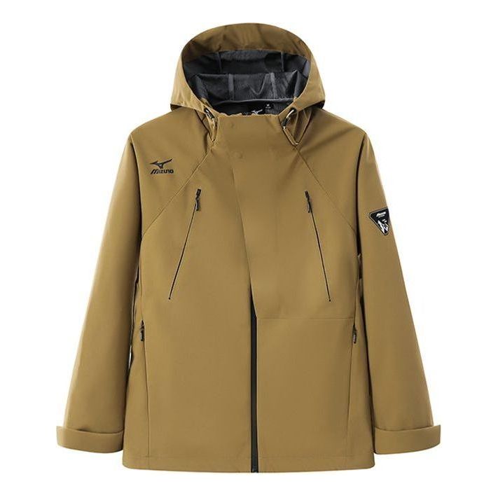 Vindjakke Mizuno Windbreaker Jacket Brun | A2CC3106