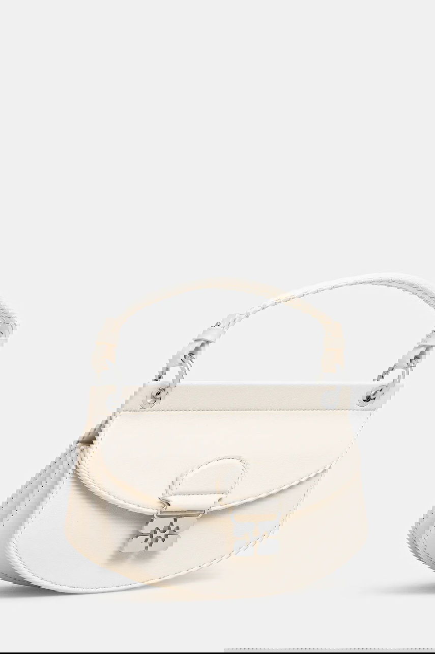Håndtaske GANNI GANNI Apo-G Mini Top Handle Bag Hvid | A6521, 1