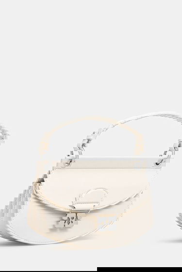 Håndtaske GANNI GANNI Apo-G Mini Top Handle Bag Hvid | A6521, 1