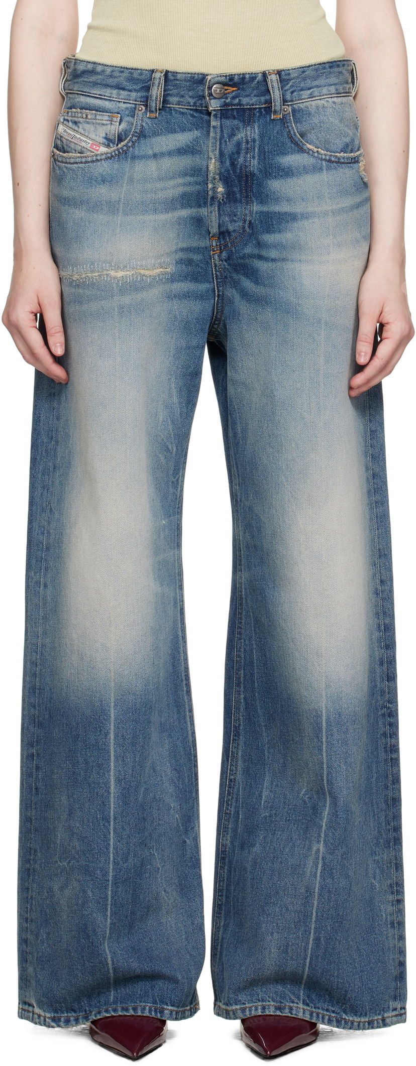 Jeans Diesel Relaxed 1996 D-Sire 09l47 Jeans Blå | A06925 09L47