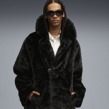Frakker Puma Long Faux Fur Coat A$AP ROCKY x Flacko Sort | 633401_01, 4