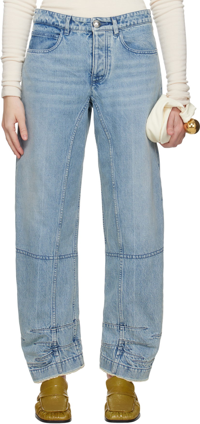 Jeans Jil Sander Jil Sander Darted Jeans Blå | J02KA0332_J46463