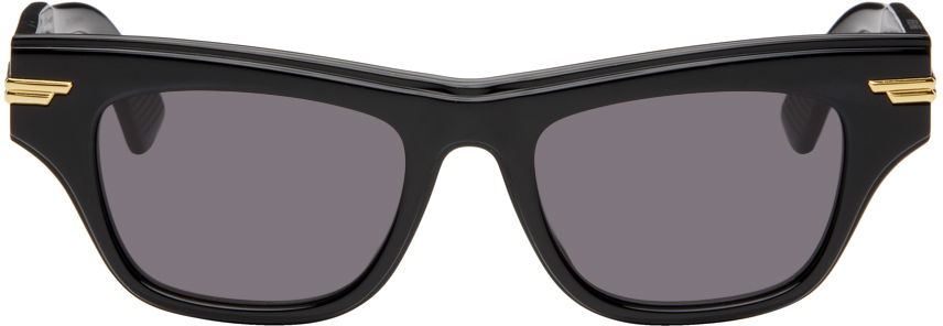 Solbriller Bottega Veneta Mitre Square Sunglasses Sort | BV1122S, 0
