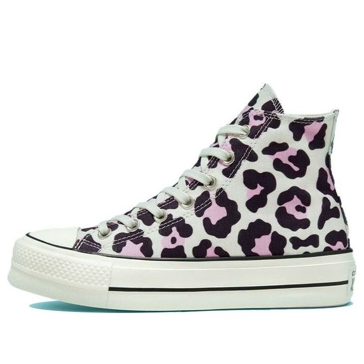 Sneakers og sko Converse Chuck Taylor All Star Lift High Leopard Hvid | 568002C, 0