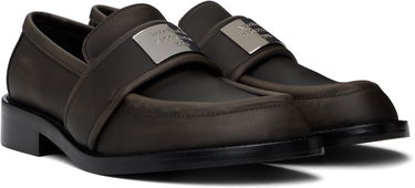 Tøj Acne Studios Acne Studios Nylon Loafers Brun | AD0787-, 3