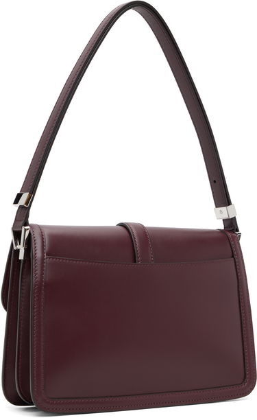 Skuldertaske Max Mara Bianca Leather Shoulder Bag Bourgogne | 2524516172600, 2