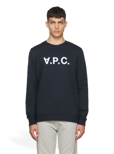 Sweatshirt A.P.C. Cotton Mørkeblå | COECQ-H27378