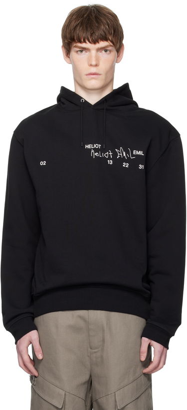 Sweatshirt HELIOT EMIL Fulgens Hoodie Sort | PREAW25_M_08_081_BLK01, 0