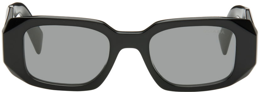 Solbriller Prada Symbole Square Sunglasses Sort | 0PR 17WS 8056597879842