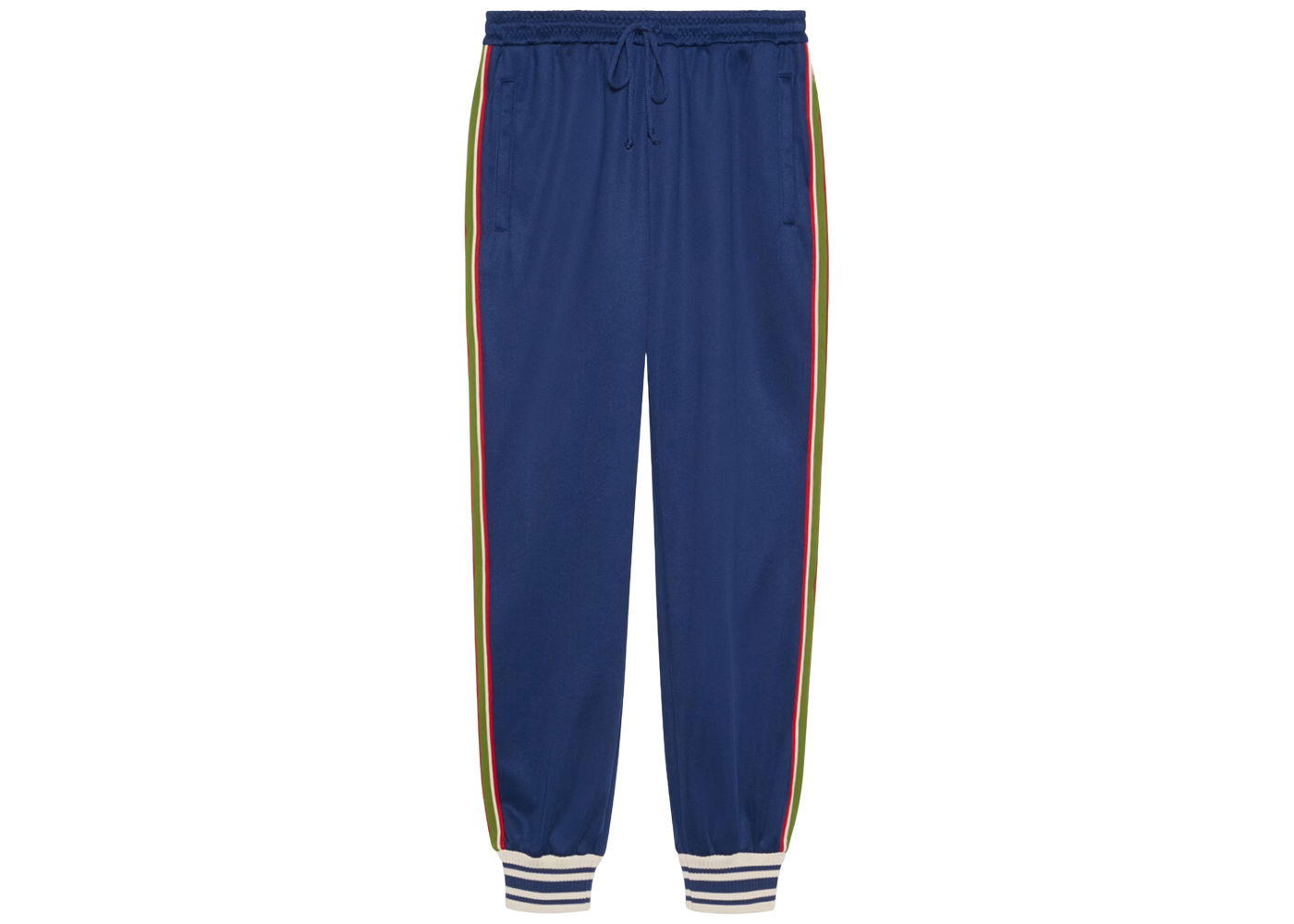 Joggingbukser Gucci Technical Jersey Jogging Pant Mørkeblå | 650041 XJC5O 4030, 0
