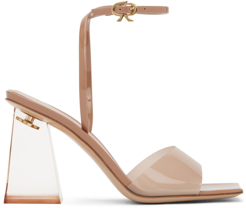 Sneakers og sko Gianvito Rossi Gianvito Rossi Cosmic Heeled Sandals Beige | G32208.85PLX.GSV