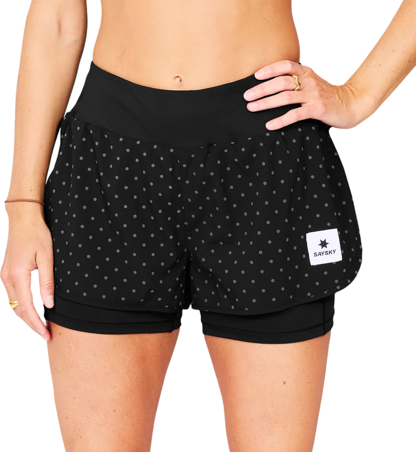 Shorts Saysky Saysky Reflective Polka 2-in-1 Pace Running Shorts Sort | mwrsh01c1018