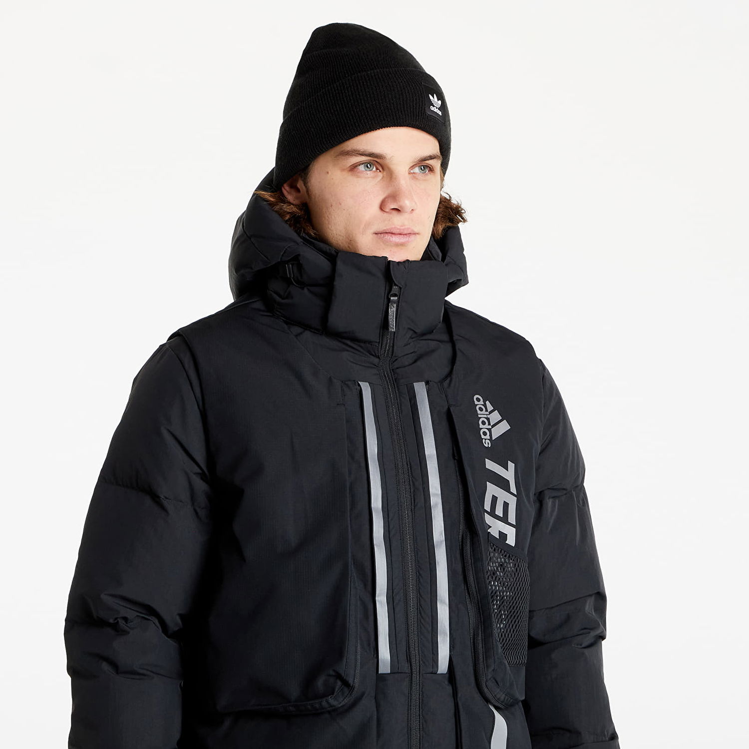 Parka adidas Performance Long Down Jacket Sort | H13853, 0