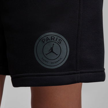 Shorts Jordan Jordan Paris Saint-Germain Wmns Fleece 7" Shorts Black - Women - Shorts Jordan Sort | DZ3269-010, 4