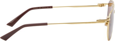 Solbriller Bottega Veneta Bottega Veneta Split Metal Sunglasses Brun | BV1301S-006, 1