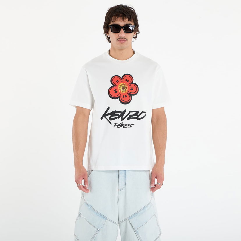 T-shirt KENZO KENZO x FUTURA 2000 T-Shirt Hvid | FF65TS2654SG.02
