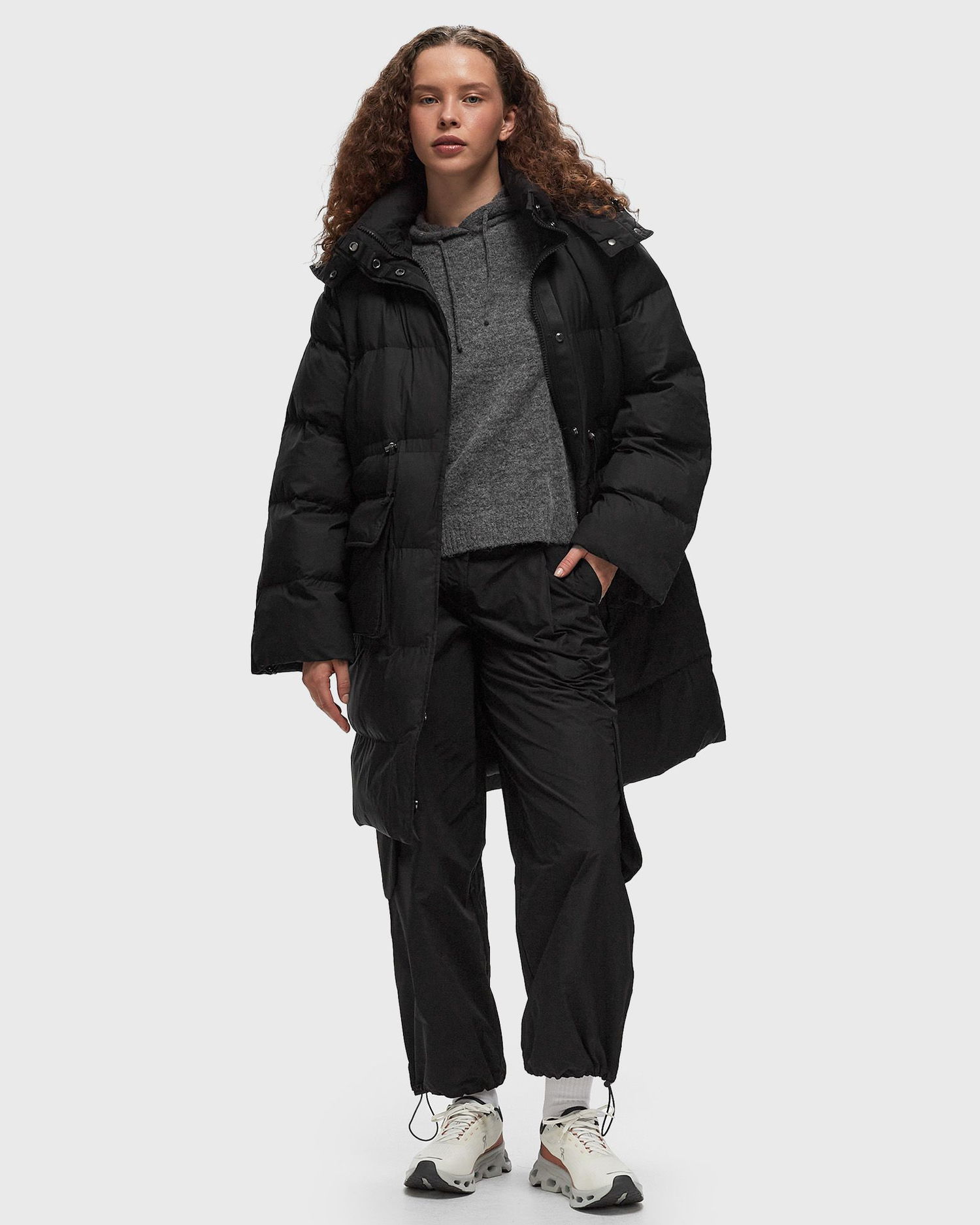 Puffer jakke Samsoe Samsoe Samsøe & Samsøe SAHANNA Puffer Coat Sort | F24300004-BLACK, 1