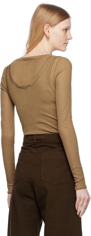 Tanktop LEMAIRE Lemaire Seamless Tank Top Brun | TO1121 LJ1007, 2