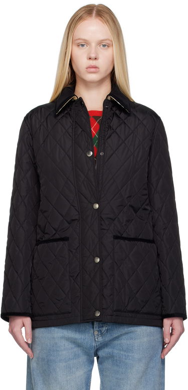 Jakke Burberry Burberry Broadway Quilted Jacket Sort | 8113824, 0