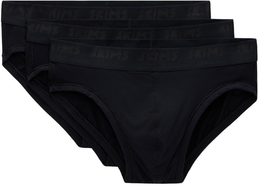 Trusser SKIMS SKIMS Stretch Briefs, Three-Pack Sort | BO-BRF-5629M, 0