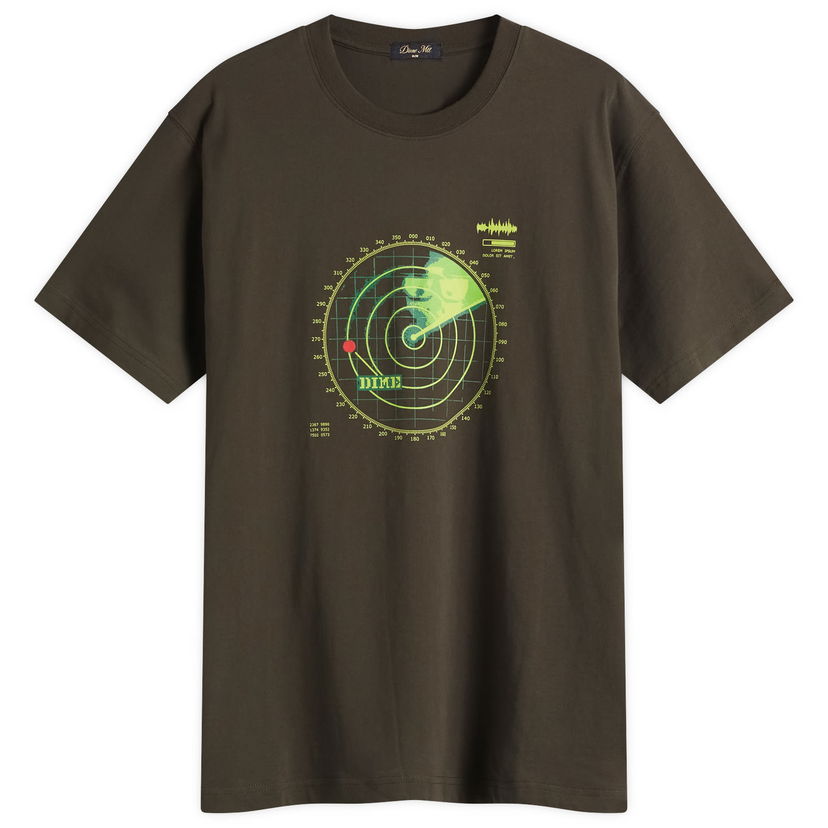 T-shirt Dime Dime Radar Graphic Tee Grøn | DIMESP2557BLK