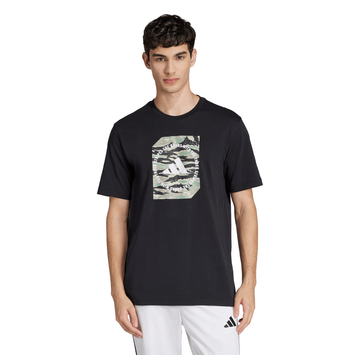 T-shirt adidas Originals Camo Box Graphic Tee Sort | JI6764, 0