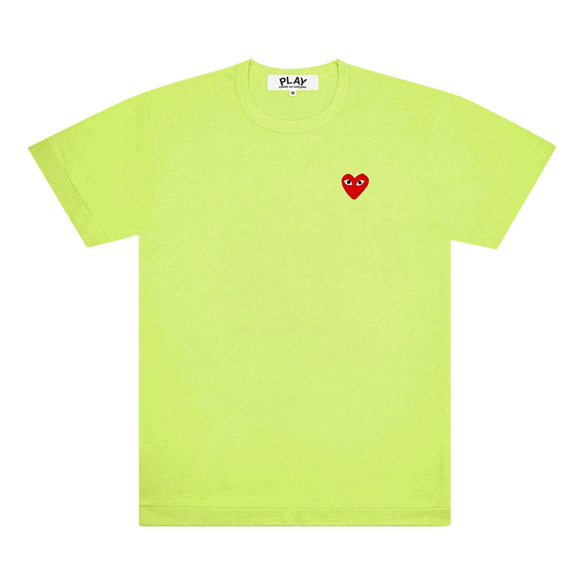 T-shirt Comme des Garçons PLAY Emblem T-Shirt Grøn | AZ T271 051 2