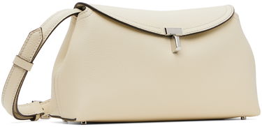 Skuldertaske TOTEME T-Lock Clutch Bag Beige | 234-WLGBG423-LE0030, 1