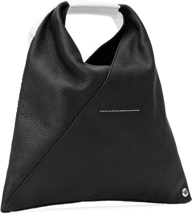 Håndtaske Maison Margiela MM6 Maison Margiela Triangle Mini Tote Bag Hvid | SB6WD0013 P8333, 4