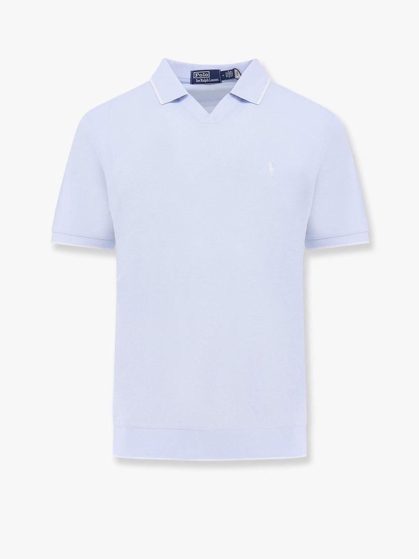 Polo skjorte Polo by Ralph Lauren Men's Polo Ralph Lauren Knitted Polo Shirt Blå | 710964535001