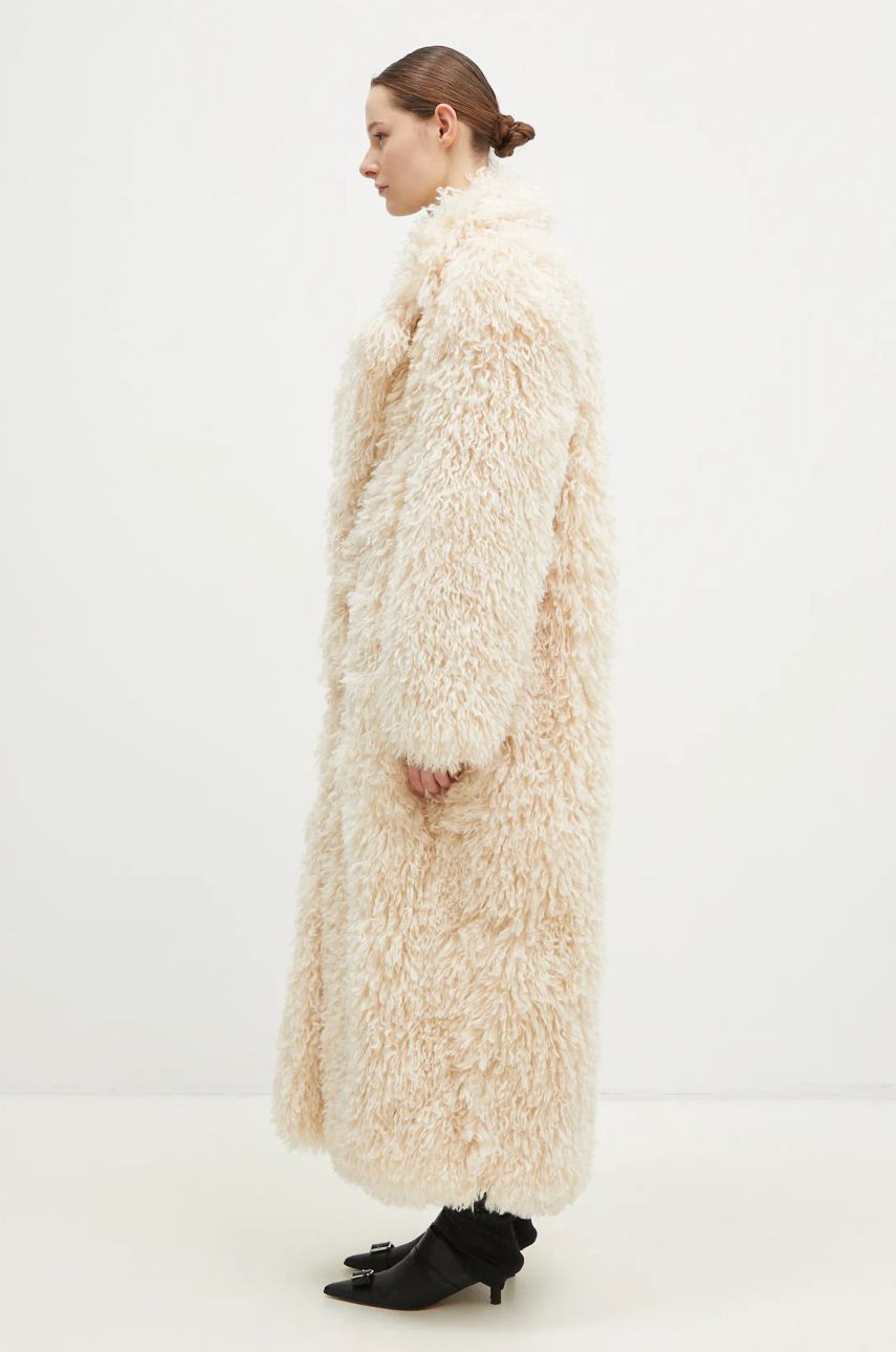 Frakker Fiorucci Women's Long Faux Fur Coat Hvid | U01FMOCO243FF02WH02, 1