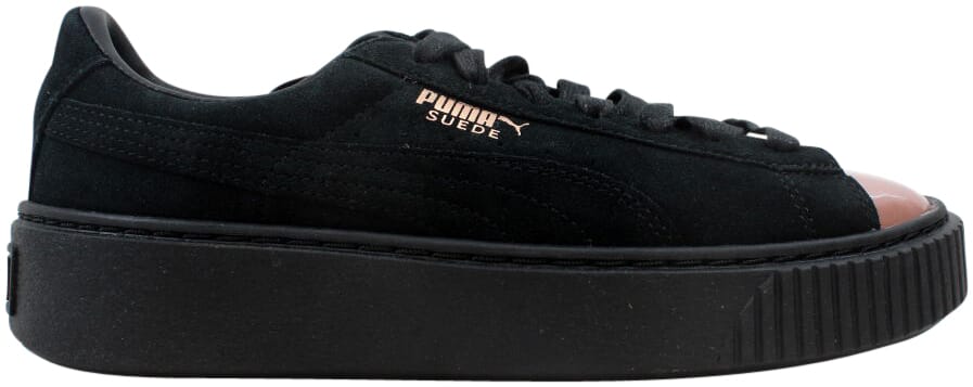 Sneakers og sko Puma Suede Platform Rose Gold (W) Sort | 366382-01, 0