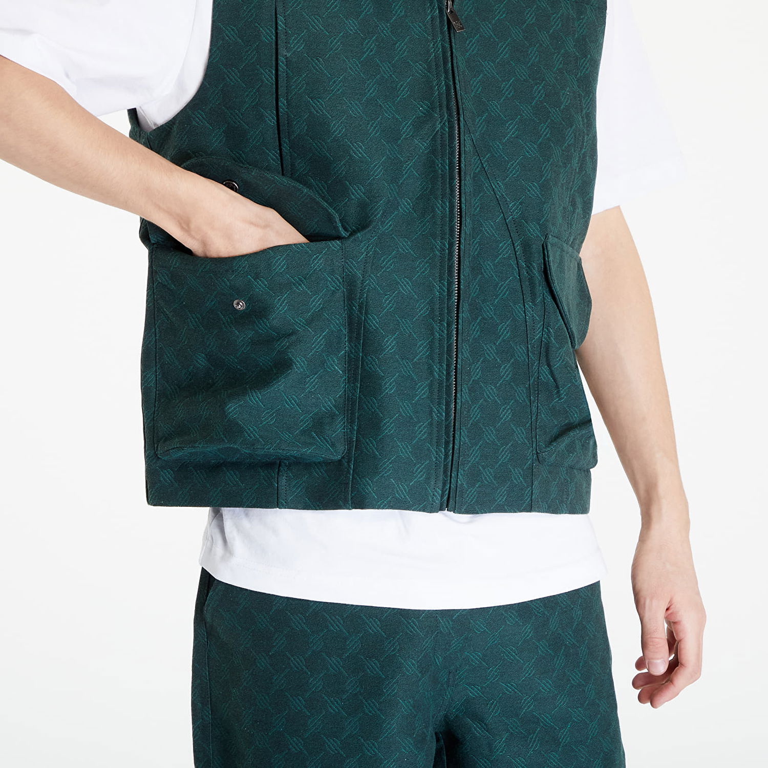Vest DAILY PAPER Benji Monogram Vest Grøn | 2411040, 1