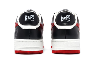Sneakers og sko BAPE Bape Sta #3 Black/Red Sort | 0ZXSHM191303M, 3