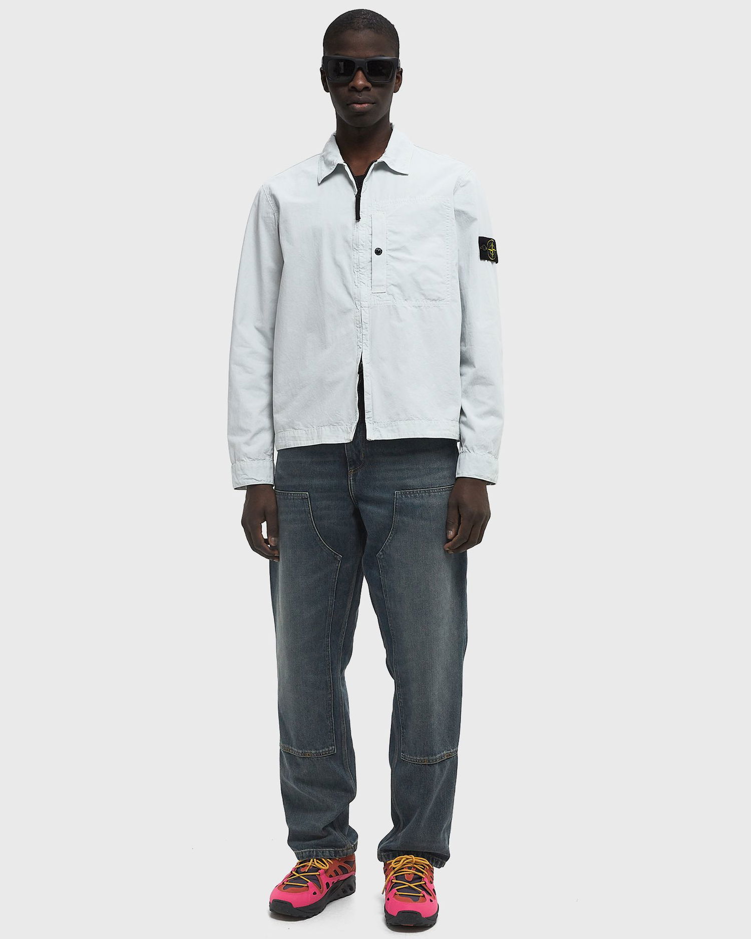 Skjorte Stone Island Stone Island Overshirt Hvid | K1S151200032.V0141, 1