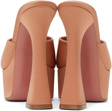 Tilbehør Amina Muaddi Amina Muaddi Dalida Heeled Sandals Lyserød | DALIDA SLIPPER, 1