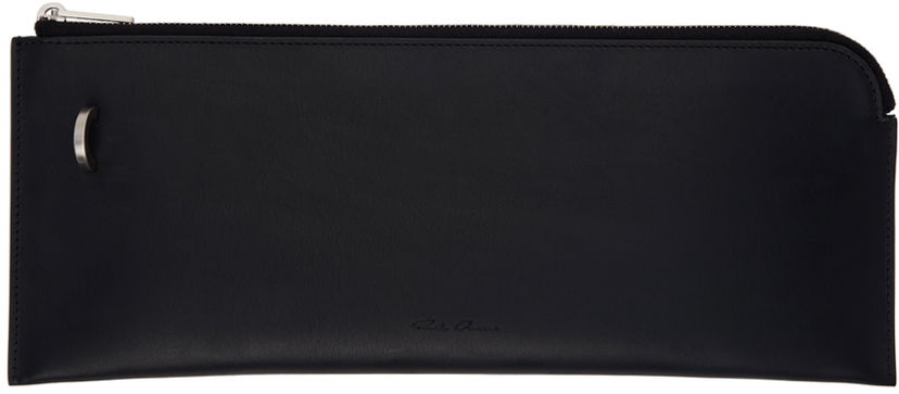 Tegnebog Rick Owens Black Invite Wallet Sort | RA02D0515 LGE
