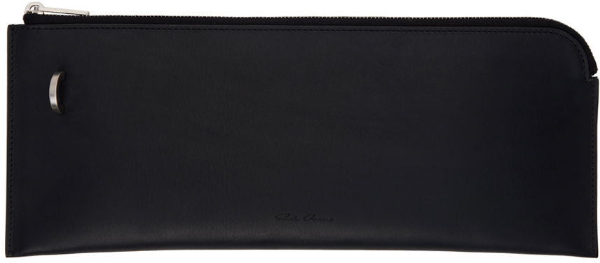 Tegnebog Rick Owens Black Invite Wallet Sort | RA02D0515 LGE, 0