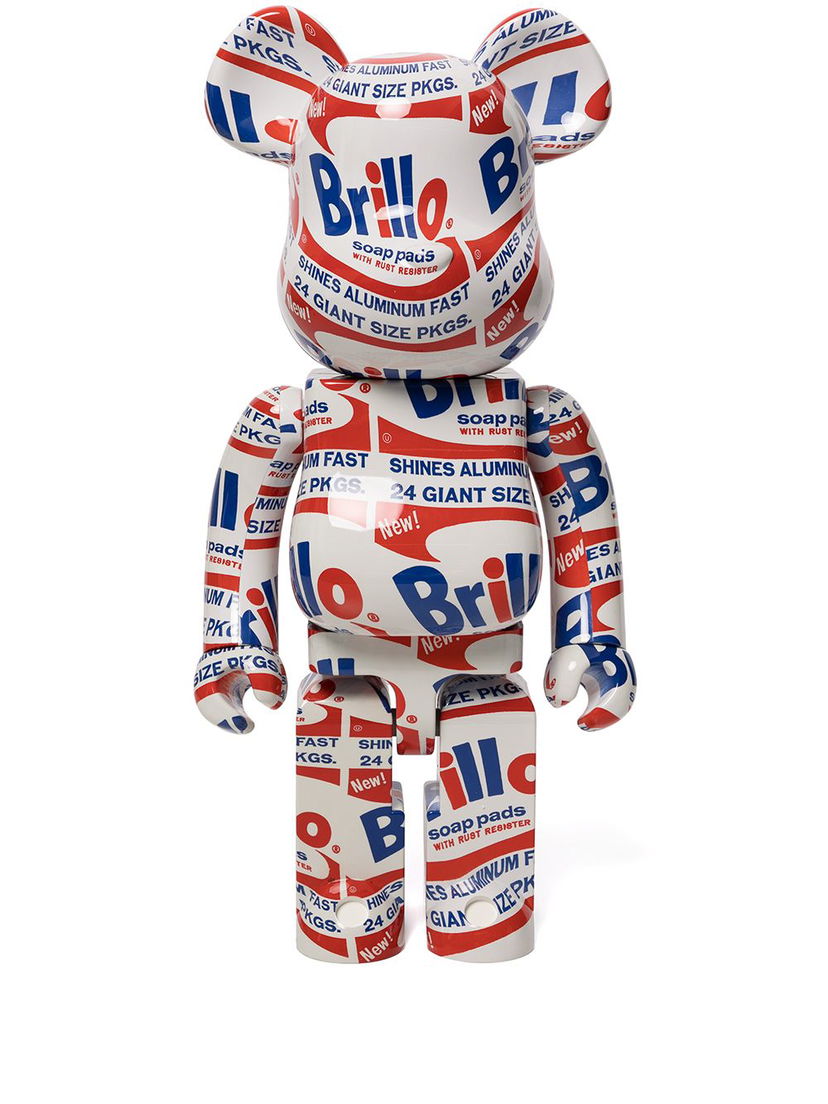 Collectible Medicom Toy Andy Warhol Brillo 1000% Be@rbrick figurine - Red Flerfarvet | BERBRICKANDYWARHOLBRILLO100016727947