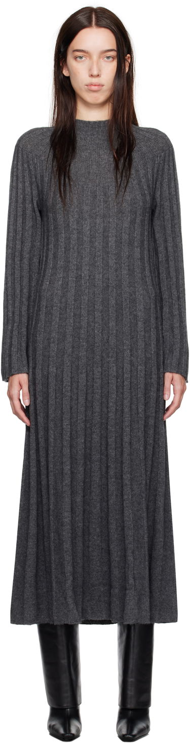 Kjole Loulou de Saison Loulou de Saison Irma Maxi Dress Grå | IRMA, 0