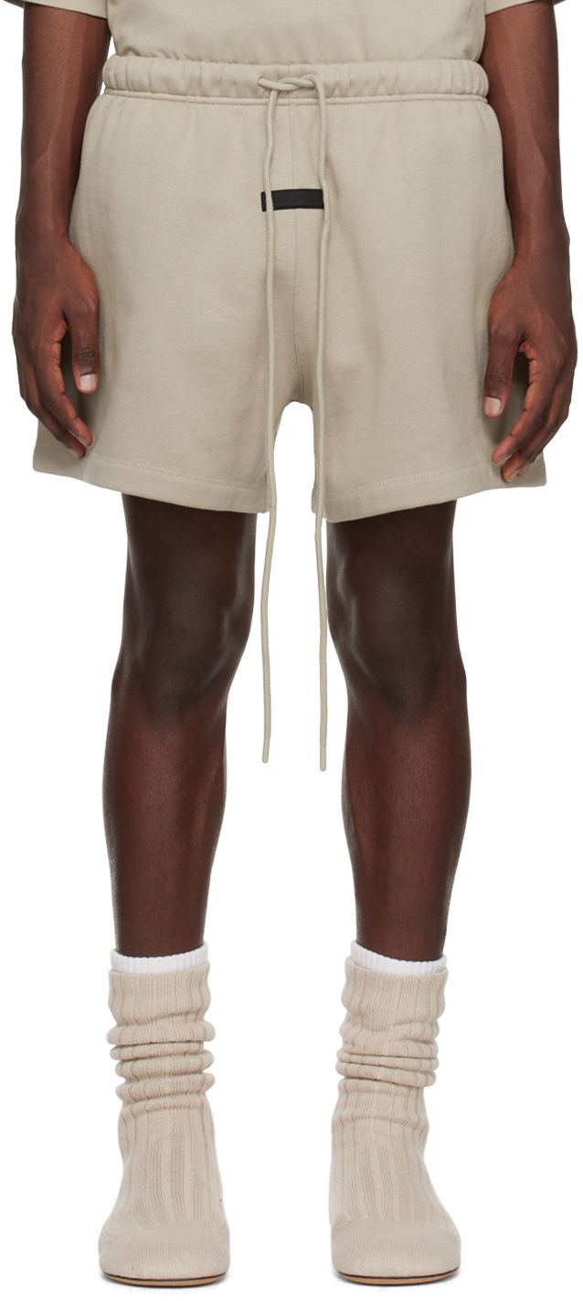Shorts Fear of God Fear of God ESSENTIALS Drawstring Shorts Beige | 160SP244175F