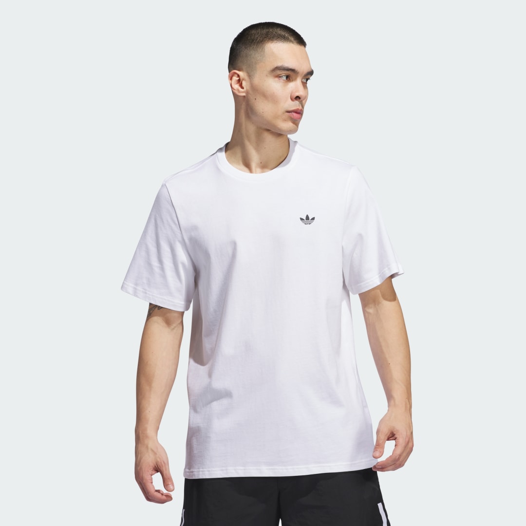 T-shirt adidas Performance Skateboarding 4.0 Logo Hvid | IY1604, 0