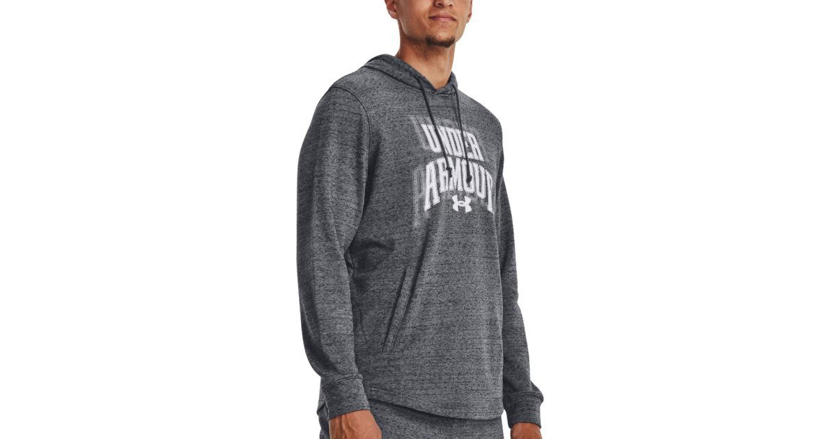 Sweatshirt Under Armour Rival Terry Graphic Hoodie Grå | 1379766-012, 1